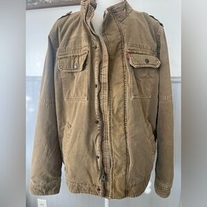 Levi Strauss & Co. Trucker Jacket / Quilted and Lined / Brown / Medium / Rugged